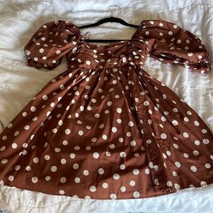 NWOT Abercrombie Puff Sleeve Mini Dress